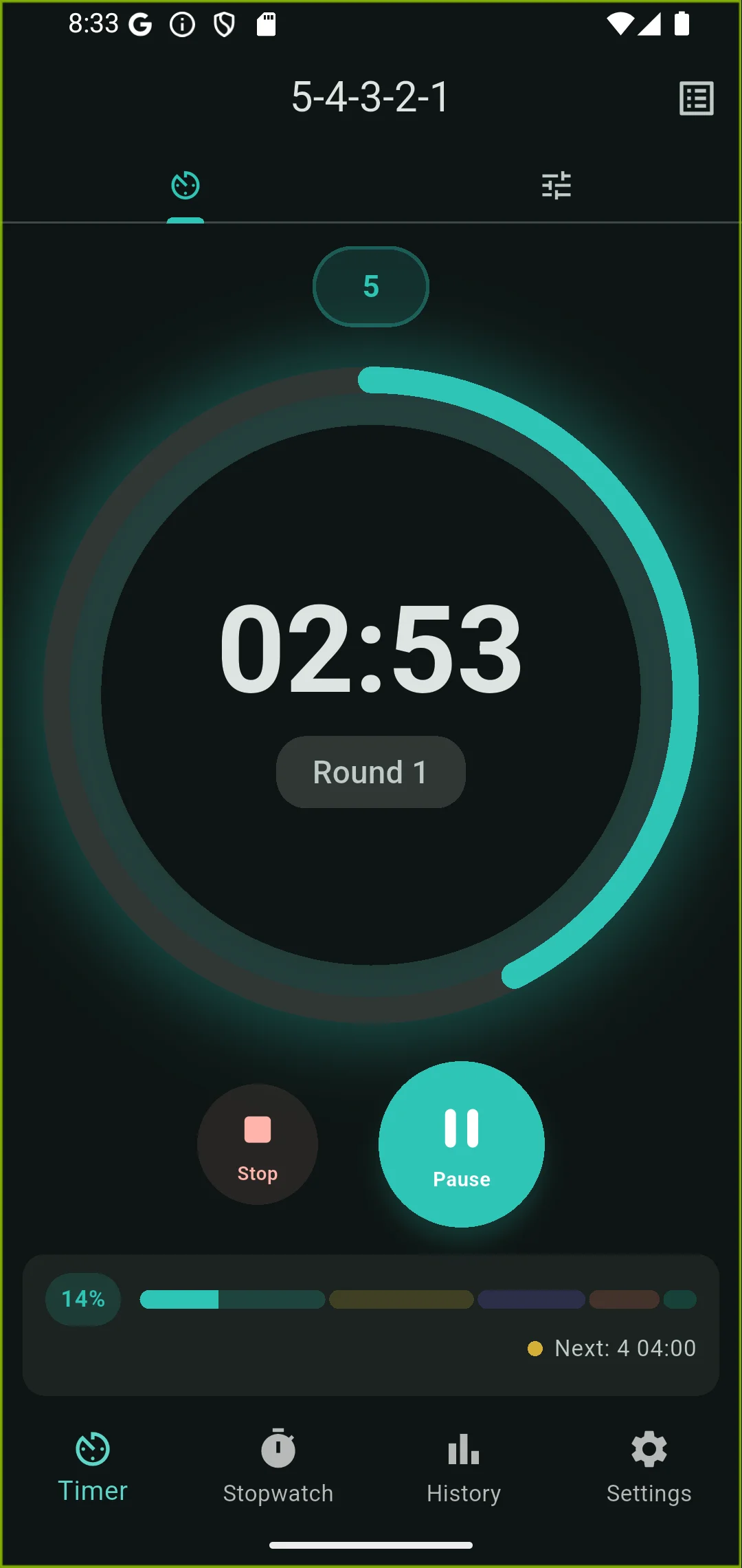 Timer Running