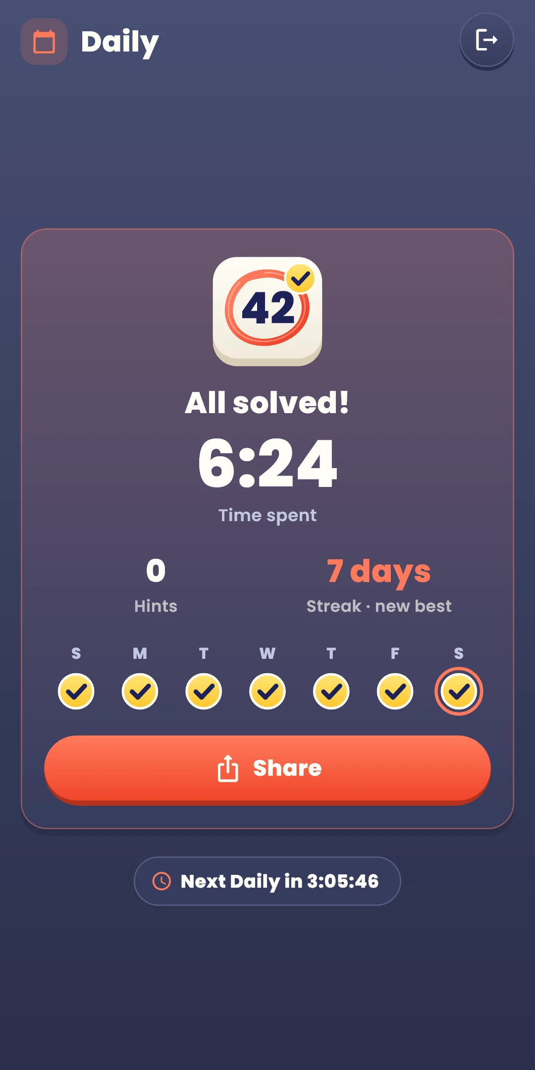 Daily — result