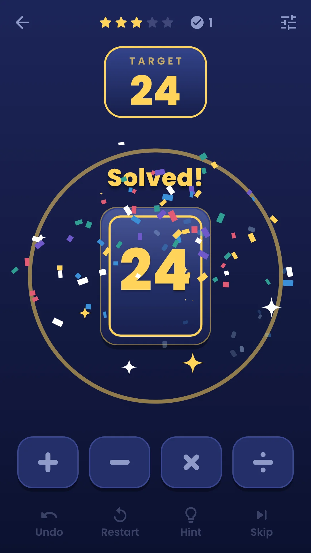 Classic — making 24