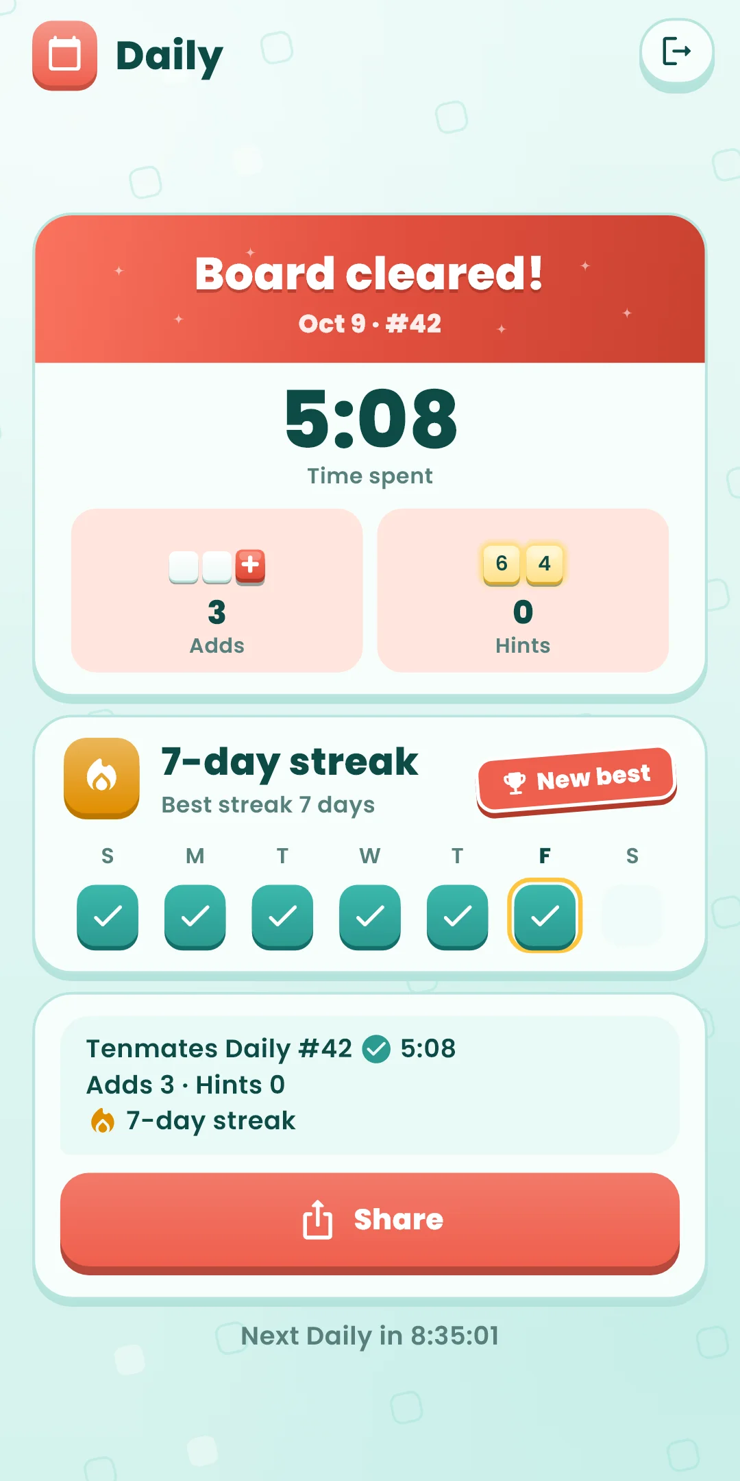 Daily — result
